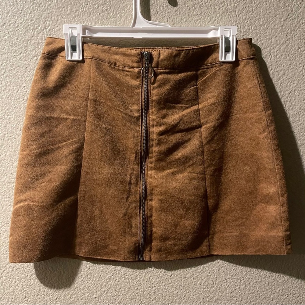 Suede Skirt